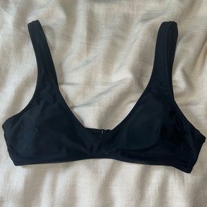 Aerie black swim top in a small.